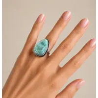 Larimar ring Belicia
