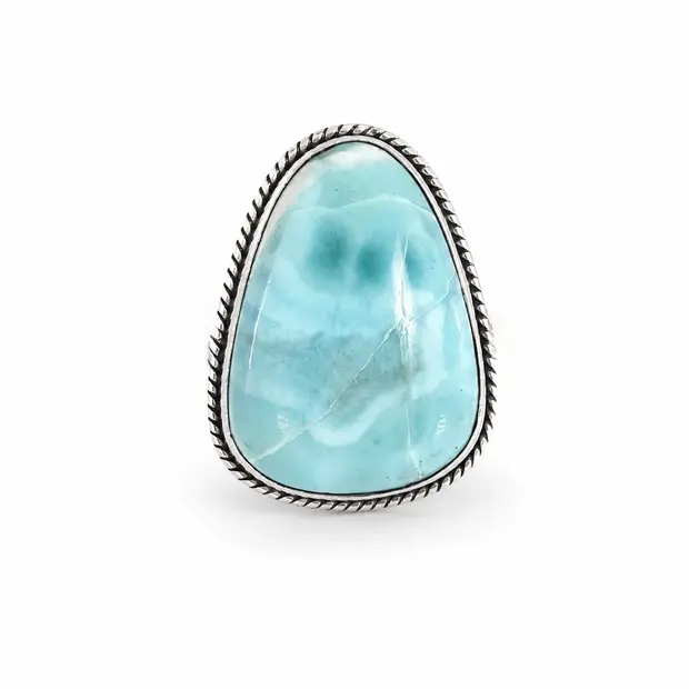 Larimar ring Belicia