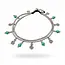 Enkelbandje Circle turquoise