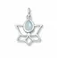 Chalcedoon hanger Lotus Chalcedoon hanger Lotus