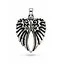 Angel wings hanger zilver