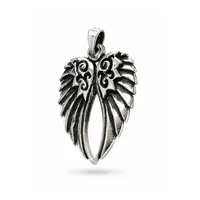 Angel wings hanger zilver