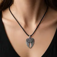 Angel wings hanger zilver