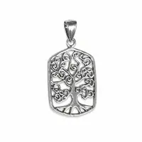 Zilveren Tree of life hanger