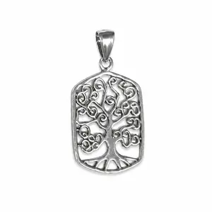 Zilveren Tree of life hanger