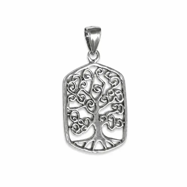 Zilveren Tree of life hanger Zilveren Tree of life hanger
