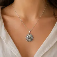 Zilveren hanger Sun & Moon Zilveren hanger Sun & Moon