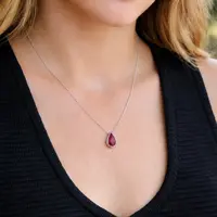 Robijn ketting Belina