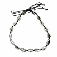 Choker schelpjes zilver