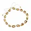 Schelpjes Choker goud Schelpjes Choker goud
