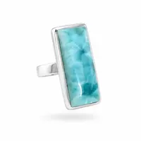 Larimar ring Lungo