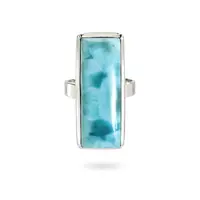 Larimar ring Lungo