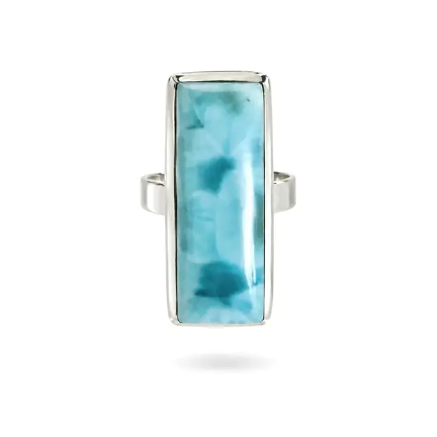 Larimar ring Lungo