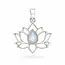 Lotus flower hanger Maansteen