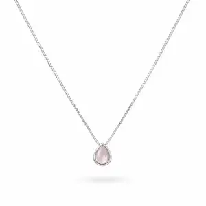 Rozenkwarts ketting Linda