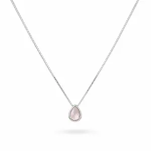 Rozenkwarts ketting Linda