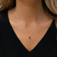 Amethist ketting Linda