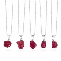 Ruwe Robijn ketting Faya Ruwe Robijn ketting Faya