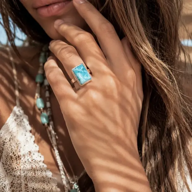 Larimar ring Celia Larimar ring Celia