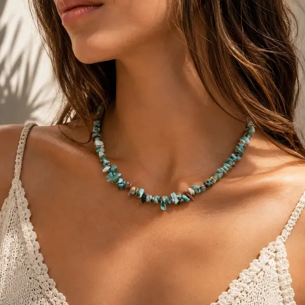 Larimar ketting Laguna