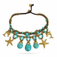 Enkelbandje Sealife Turquoise