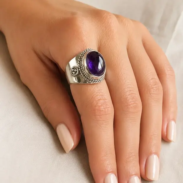 Amethist ring Yai Amethist ring Yai