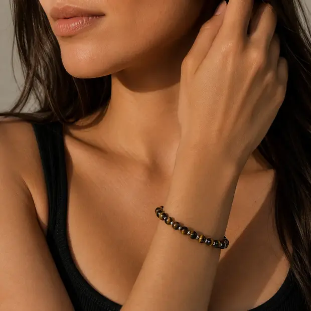 Tijgeroog armband Savanne