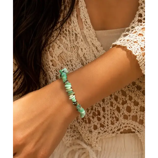 Chrysopraas armband Laguna Chrysopraas armband Laguna