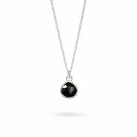 Zwarte spinel ketting druppel