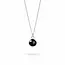 Zwarte spinel ketting druppel