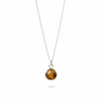 Tijgeroog ketting druppel Tijgeroog ketting druppel