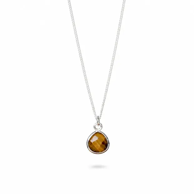 Tijgeroog ketting druppel Tijgeroog ketting druppel