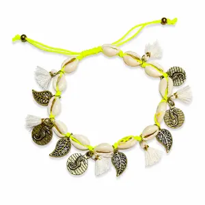 Enkelbandje schelpjes & tassels