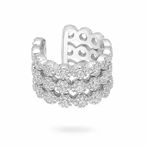 Zilveren earcuff Robine