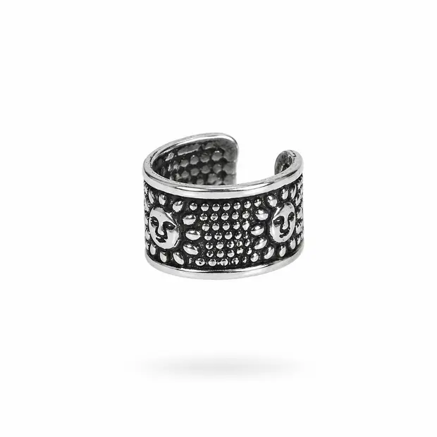 Zilveren earcuff Sunny