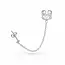 Zilveren chain earcuff Mare Zilveren chain earcuff Mare