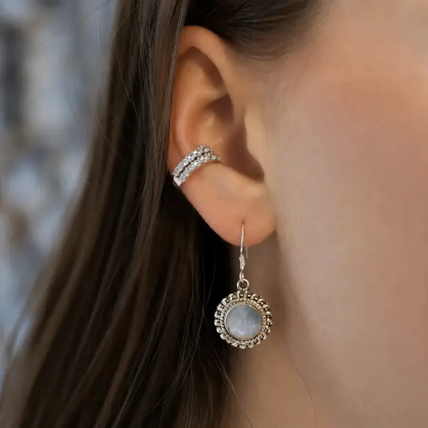 Zilveren earcuff Florentine