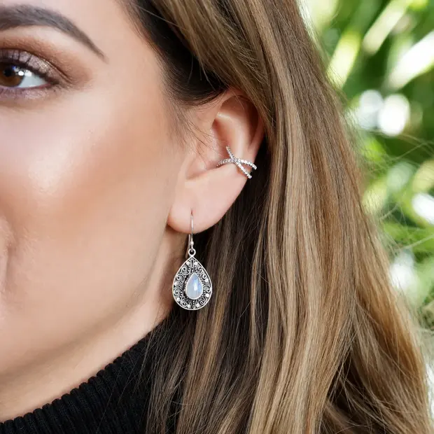 Zilveren Leelavadee ear cuff Cécile Zilveren Leelavadee ear cuff Cécile