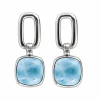 Larimar oorbellen Sanchia