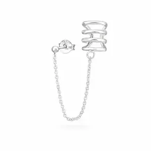 Chain ear cuff Quattro