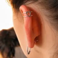 Zilveren Ear cuff Heart Zilveren Ear cuff Heart