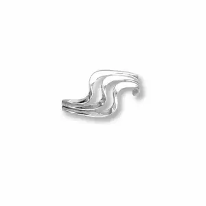 Zilveren earcuff triple wave Zilveren earcuff triple wave