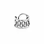 Zilveren Earcuff Lotte Zilveren Earcuff Lotte