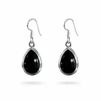 Black Onyx oorbellen Saniya Black Onyx oorbellen Saniya