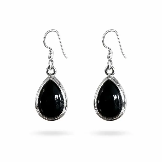 Black Onyx oorbellen Saniya Black Onyx oorbellen Saniya