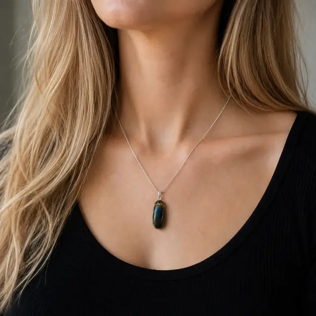 Tijgeroog ketting Tara