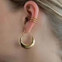 Gold plated earcuff Mena