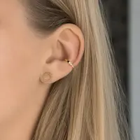 Gold plated earcuff Zirkonia Zeena