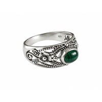 Malachiet ring Bali Style