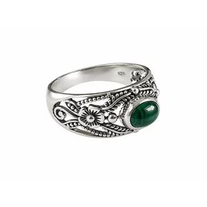 Malachiet ring Bali Style